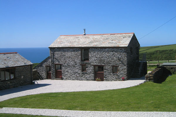 Cottages Boscastle Cornwall